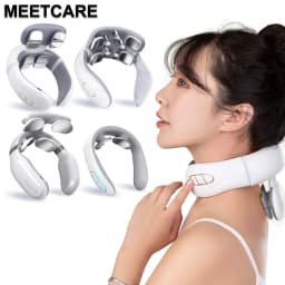Electric Back Neck Nuscle Massager TENS Pulse Shoulder Neck Vibration Massage Devices Heating Relieve Pain Muscle Care