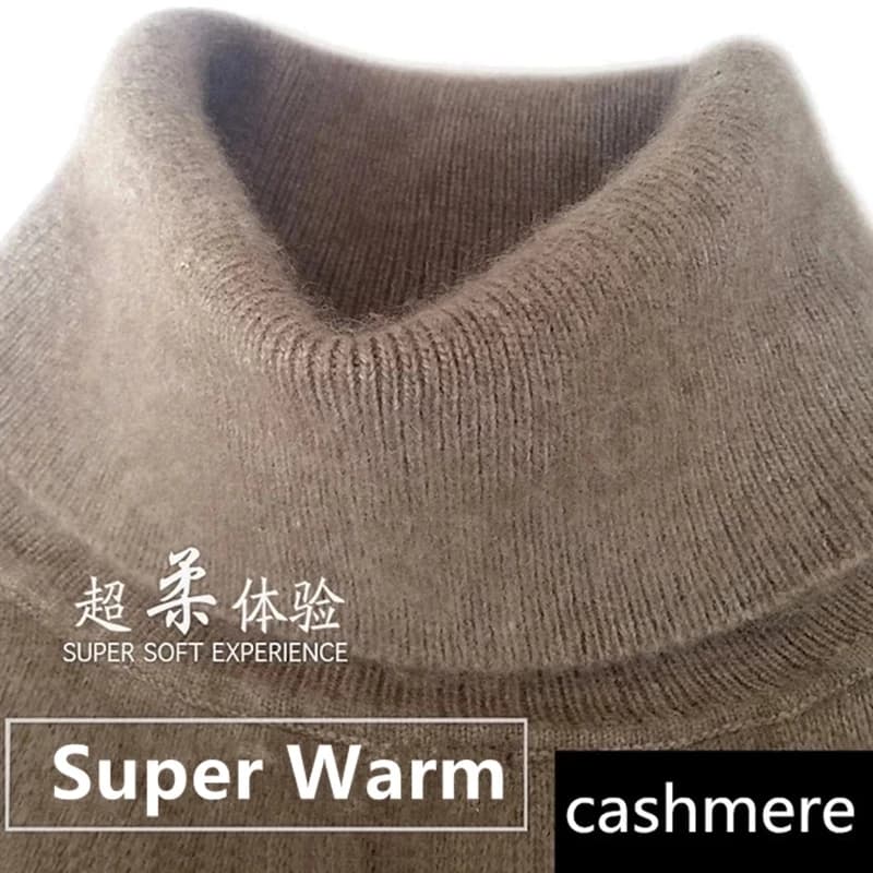 Cashmere Pullover Turtleneck Sweater Women 2026 Autumn Winter Clothes Female Jumper Pull Femme Hiver Basic Warm Knitted Sweaters