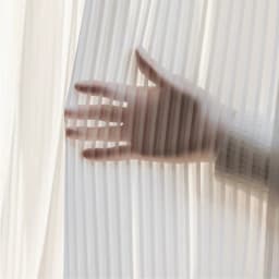 1PC Japanese Simple White Striped Tulle Window Chiffon Sheer Curtains for Living Room Bedroom Dining Luxury Decor Drapes 창문커텐