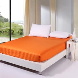 100% Cotton Premium Satin Stripe Encryption Fabric Bed Sheet Four Corners With Elastic160*200cm&200*220cm More Specifications