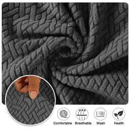 Jacquard Polyester Armchair Sofas Cover General Living Room Soft Covers Large 1 Seat Sofa Elastic Furniture Dinning Senior 1PC