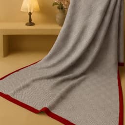 Nordic Striped Printed Airplane Blanket Leisure Living Room Office Sofa Blankets for Single Skin-Friendly and Soft Nap Shawl