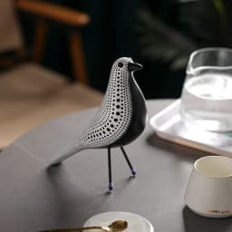 YuryFvna The Mid Century Bird Figurine House Bird Animal Statue Dove of Peace European Mascot Home Bar Coffee Office Decor Gift