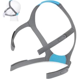 Adjustable Soft Headgear Strap for AirFit F30 Full Face CPAP Mask Replacement Headgear Magnetic Clip for Comfortable Secure Fit