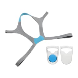 AirFit F20/F30/F30i/F40 CPAP Headgear Strap with 2 Clips Adjustable Elastic Headband Strap Designed for a Secure Comfortable Fit