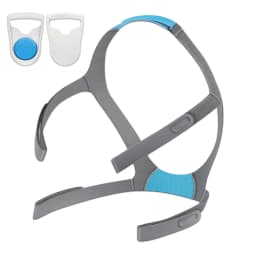 AirFit F20/F30/F30i/F40 CPAP Headgear Strap with 2 Clips Adjustable Elastic Headband Strap Designed for a Secure Comfortable Fit