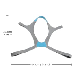 AirFit F20/F30/F30i/F40 CPAP Headgear Strap with 2 Clips Adjustable Elastic Headband Strap Designed for a Secure Comfortable Fit