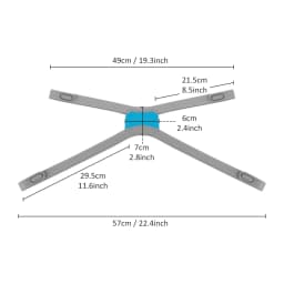 AirFit F20/F30/F30i/F40 CPAP Headgear Strap with 2 Clips Adjustable Elastic Headband Strap Designed for a Secure Comfortable Fit