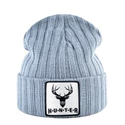 Knitted Skullies Beanie With Animals Patch Men Women Outdoor Casual Sport Hats Autumn Winter Solid Color Hip Hop Beanies