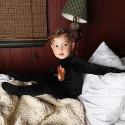 AA-Sibling Family Matching Black Velour Children Pajamas Nightgown baby Romper sherpa Bear Pajamas Set