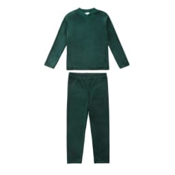 AP 2025 AW Velour lounge wear butter soft pj family matching set dress and romper clothes kids baby teen boys girls clothing