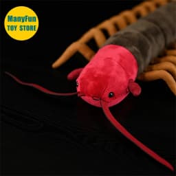 Centipede Plush Toy High Fidelity Scolopendra heros Plushie Millipede Peluche Lifelike Desert Centipede Stuffed Animals Toys