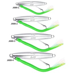 1pc Diamond Jigs Saltwater Fishing Lures Spoon Metal Jig with Tube Tail Trolling Jig Bait Stripers Bass Tuna Surf Fishing