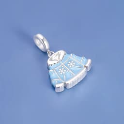 Fit Pandora 2027 Fashionable Original Hot Sales Reindeer Snow House Bead Pendant DIY Bracelet Necklace Jewelry Christmas Gift