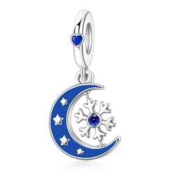 Fit Pandora 2027 Fashionable Original Hot Sales Reindeer Snow House Bead Pendant DIY Bracelet Necklace Jewelry Christmas Gift