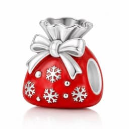 Fit Pandora 2027 Fashionable Original Hot Sales Reindeer Snow House Bead Pendant DIY Bracelet Necklace Jewelry Christmas Gift