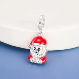 Fit Pandora 2027 Fashionable Original Hot Sales Reindeer Snow House Bead Pendant DIY Bracelet Necklace Jewelry Christmas Gift