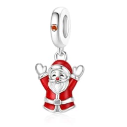 Fit Pandora 2027 Fashionable Original Hot Sales Reindeer Snow House Bead Pendant DIY Bracelet Necklace Jewelry Christmas Gift