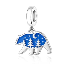 Fit Pandora 2027 Fashionable Original Hot Sales Reindeer Snow House Bead Pendant DIY Bracelet Necklace Jewelry Christmas Gift