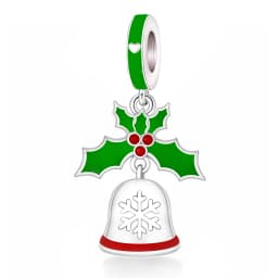 Fit Pandora 2027 Fashionable Original Hot Sales Reindeer Snow House Bead Pendant DIY Bracelet Necklace Jewelry Christmas Gift