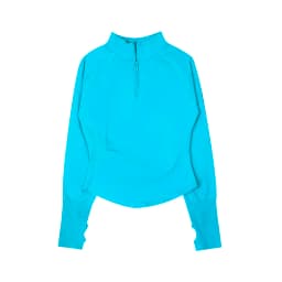 NCLAGEN Gym Clothes Woman Half Zippy Workout Running Fit Jacket Long Sleeve Outdoor Sports Seamless Top Yoga Pilates Clothing