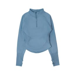 NCLAGEN Gym Clothes Woman Half Zippy Workout Running Fit Jacket Long Sleeve Outdoor Sports Seamless Top Yoga Pilates Clothing