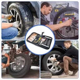 ZFOUEK Emergency Tire Repair Kit Car Tire Repair Tool Tire Repair Kit Auto Bike Tire Repair Puncture Plug Garage Car Accessories