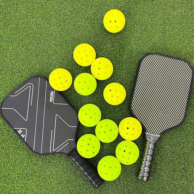 1/3pcs Pickleball Balls Outdoor 48Holes Training Pickleball 74mm Standard Pickle Balls For Training Competition Accessories