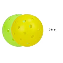 1/3pcs Pickleball Balls Outdoor 48Holes Training Pickleball 74mm Standard Pickle Balls For Training Competition Accessories