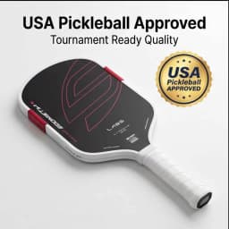 Project Boomstk Extended Pickleball Paddle, featuring a 16mm honeycomb core to boost your game