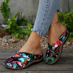 Women Slippers Summer Mixed Colors Outdoor Shoes for Women Casual Beach Large Size Wedge Sandals Fashion Slippers Slides Women