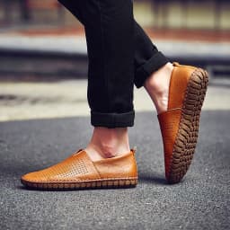 Fashion Men's Driving Shoes Handmade Leather Men Loafers Soft Breathable Men's Casual Shoes Zapatillas Hombre Big Size 38-48