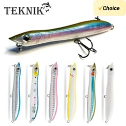 TEKNIK Popper Fishing Lure 100mm 140mm Patchinco Floating Wobblers Artificial Hard Bait Patchinko 100 Leurre De Surface Lures