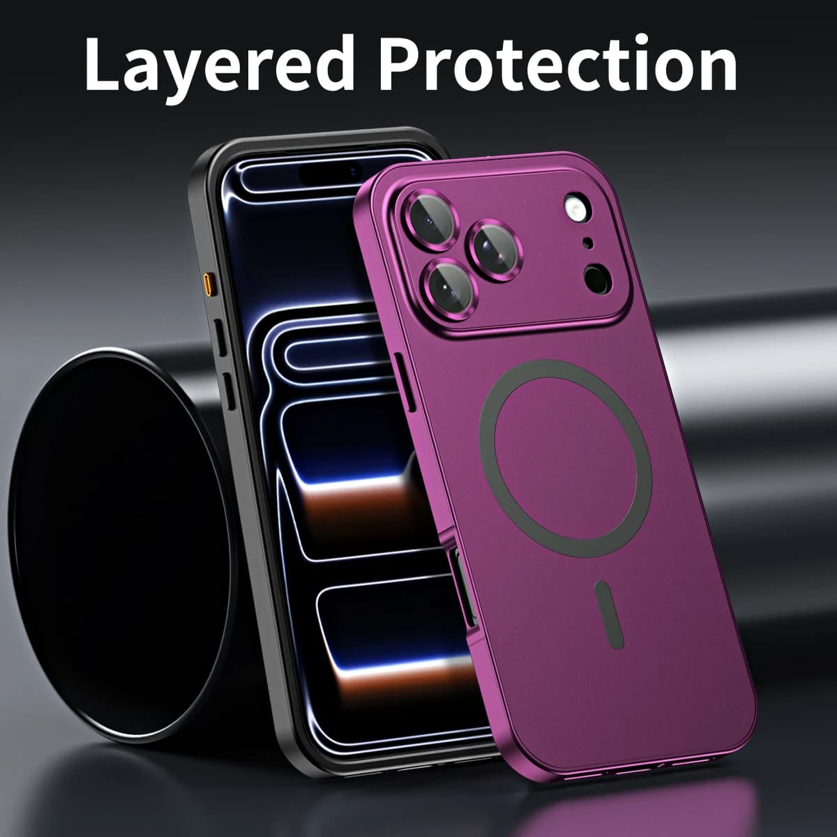 Fashion Metal Frame Phone Case For iPhone Air 13 14 15 16 17 18 Pro Max Plus Aluminum PC Back Panel Cover For Apple 18 Promax
