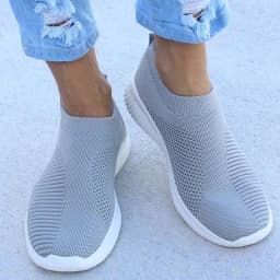 Women's Sneaker Slip On Women Sneakers Breather White Shoes Women Casual Sneaker Sports Shoes Comfortable Vulcanize Shoes Female