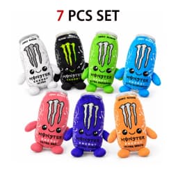 Monster Energy Drink Can Plush Toy - Cute Soft Cartoon Stuffed Doll Home Decor & Gift for Fans Friends - New Plushie Figure