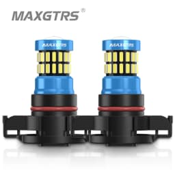2pcs PS24W 5202 h16(eu) 2504 5201 5301 5202 PS19W LED Fog Light Bulbs Extremely Bright 50W GC 5530 Chipset 6000K