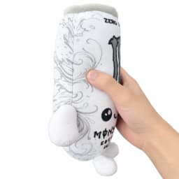 Black White m-o-n-s-t-e-r Energy Can Shaped Plush Toy Zero Sugar Theme Soft Stuffed Doll Desktop Decor Holiday Gift