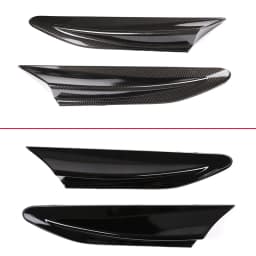 For Subaru BRZ Toyota 86 GT86 12-20 Car Side Air Outlet Fender Fin Vent Trim Cover ABS Carbon Fiber Texture Exterior Accessories