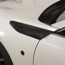 For Subaru BRZ Toyota 86 GT86 12-20 Car Side Air Outlet Fender Fin Vent Trim Cover ABS Carbon Fiber Texture Exterior Accessories