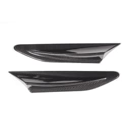 For Subaru BRZ Toyota 86 GT86 12-20 Car Side Air Outlet Fender Fin Vent Trim Cover ABS Carbon Fiber Texture Exterior Accessories