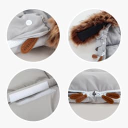Baby Stroller Footmuff 0-24Months Winter Baby Warm Envelope Sack For Discharge Windproof Thicker Universal Stroller Accessories
