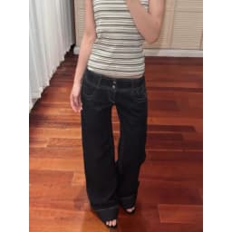 American Retro Low Waist Wide Leg Jeans Women's Summer Autumn Loose Drapey Tall Extended Length Hot Girls Wide Leg Pants