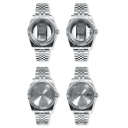 Neiton 36mm/39mm Sapphire Glass For Men Watch Case Fit NH36 NH34 NH35Movement FashionWaterproof Jubilee Stainless Steel
