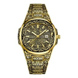 Vintage Men Quartz Watch Luxury Brand Auto Calendar Specific Lines Stainless Steel Strap Wristwatch For Mans Analog