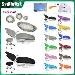 1Pcs Dental Chair Cover Unit PU Leather Elastic Waterproof Protective Case Seat Chair Cover Dental Chair Mat Foot Pad Dentistry