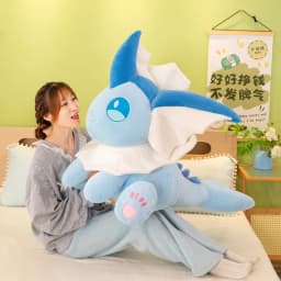 Pokemon Plush Pikachu Kawaii Vaporeon Plushie Eevee Doll Sylveon Glaceon Sprigatito Toy Gengar Eevee Pillow Xmas Birthday Gift
