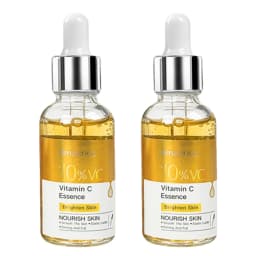 Amococo 2pcs Facial Serum 30ml 10% Salicylic Acid Essence Vitamin C Essence Hyaluronic Acid Face Serum Moisturizing Hydrating Skin Care Brightening Nourishing Essence for Daily Face Care