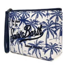 Fashion Quality New Handbag European American Clutch Bag Women's Handbag Leopard Canvas Diving Handbag Zero Wallet
