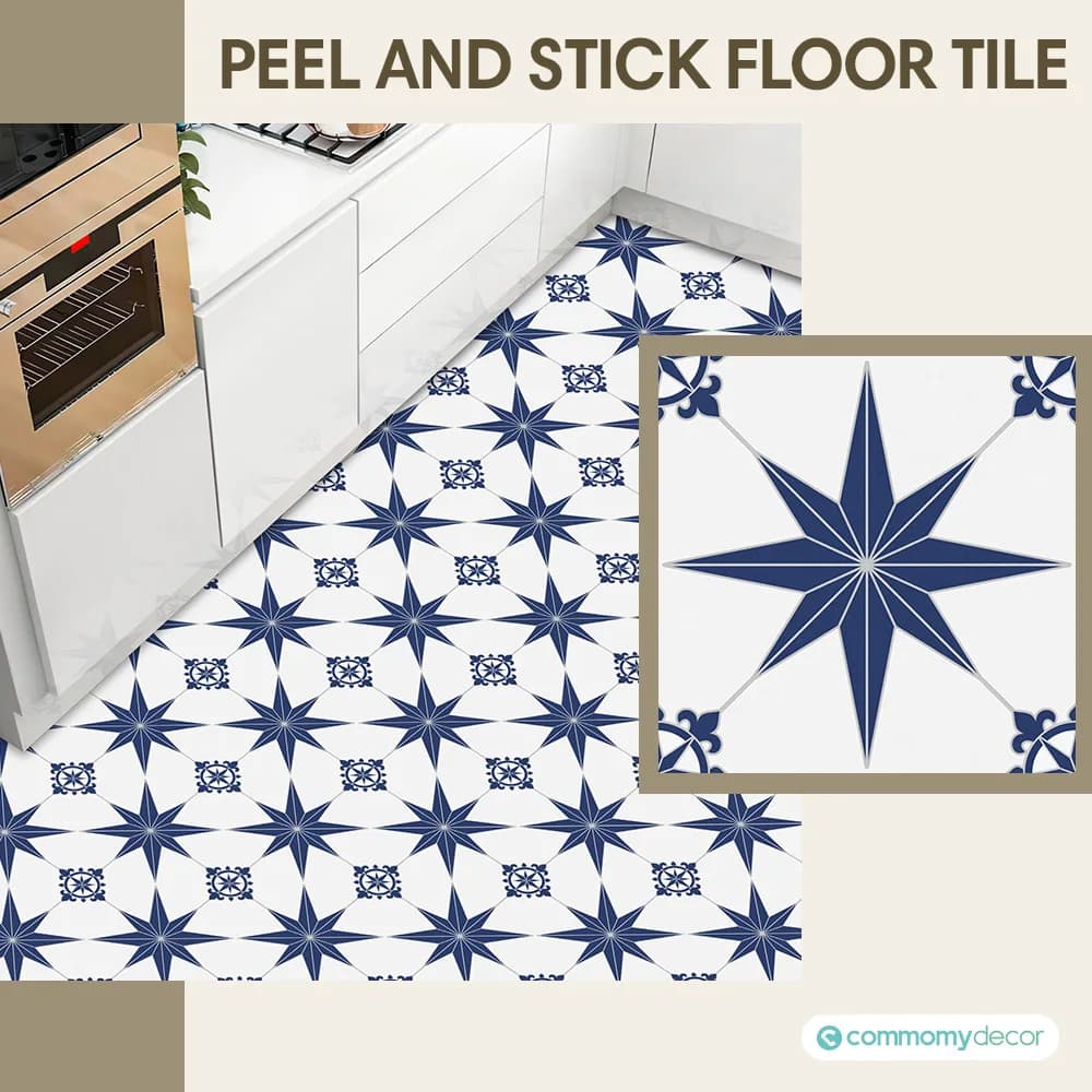 1pc/10pcs Floor Tile Sticker Self Adhesive Floor Sticker Vinyl Non-slip Floor Tile Sticker Wall Sticker Waterproof 20cm X 20cm